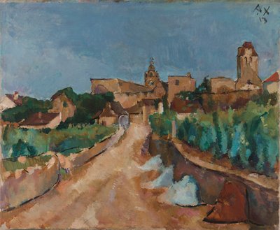 Street Towards Durnstein by Anton Faistauer